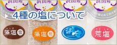 4種の塩について